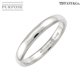 【新品同様】 ティファニー TIFFANY&Co. フォーエバー 16号 リング 幅3mm Pt プラチナ 指輪 Forever Ring【中古】