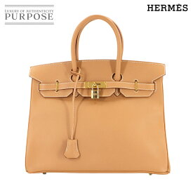 【新品同様】 エルメス HERMES バーキン35 クシュベル エプソン ナチュラル ハンド バッグ □C刻印 1999年製 ヴィンテージ ゴールド 金具 Birkin 【中古】