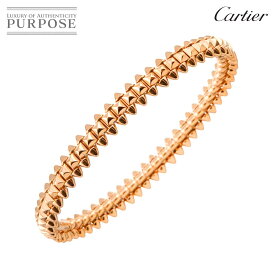 【新品同様】 カルティエ Cartier クラッシュ ドゥ スモール SM #15 K18 PG 750 ブレスレット バングル CLASH DE Bracelet【証明書付き】【中古】