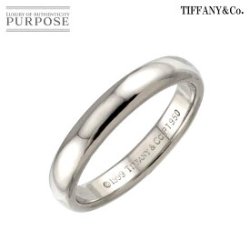 【新品同様】 ティファニー TIFFANY&Co. フォーエバー 6号 リング 幅3mm Pt プラチナ 指輪 Forever Ring【中古】
