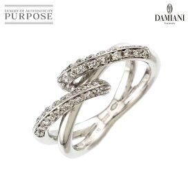 【新品同様】 ダミアーニ DAMIANI 13.5号 リング ダイヤ K18 WG ホワイトゴールド 750 指輪 Diamond Ring【中古】