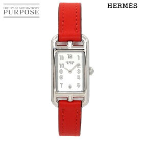 エルメス HERMES ナンタケット NA2 110 レディース 腕時計 シルバー クォーツ ウォッチ Nantucket 【中古】