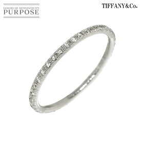 【新品同様】 ティファニー TIFFANY&CO. メトロ フル ダイヤ 7号 リング K18 WG ホワイトゴールド 750 指輪 Diamond Ring【中古】