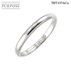 【新品同様】 ティファニー TIFFANY&Co. フォーエバー 11号 リング 幅2mm Pt プラチナ 指輪 Forever Ring【中古】