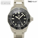 【未使用 展示品】 タグホイヤー TAG Heuer アクアレーサー プロフェッショナル 300 WBP231D ボーイズ 腕時計 デイト ブラック オートマ 自動巻き ウォッチ Aqua racer 【中古】