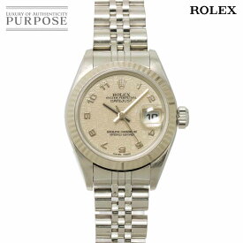 ロレックス ROLEX デイトジャスト 79174 P番 レディース 腕時計 シルバー コンピューター K18WG ホワイトゴールド オートマ 自動巻き ウォッチ Datejust 【中古】