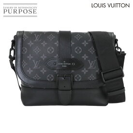 【新品同様】 ルイ ヴィトン LOUIS VUITTON モノグラム エクリプス ソミュール メッセンジャー ショルダー バッグ ブラック M45911 RFID Saumur Messenger 【中古】