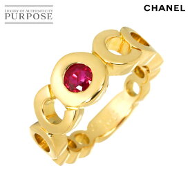 【新品同様】 シャネル CHANEL ココ 11.5号 リング ルビー K18 YG イエローゴールド 750 指輪 Ring【中古】