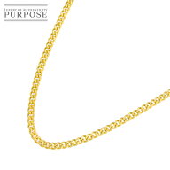 【新品仕上げ】 K18 喜平 ネックレス 44cm 2面 7.2g 幅2mm イエローゴールド キヘイ kihei necklace 【中…