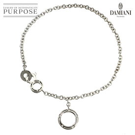 【新品同様】 ダミアーニ DAMIANI Dサイド ダイヤ ブレスレット 18cm K18 WG ホワイトゴールド 750 Diamond Bracelet【中古】