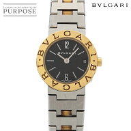 ブルガリ BVLGARI ブルガリブルガリ コンビ BB23SG レディース 腕時計 デイト ブラック YG イエローゴー…