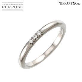 【新品同様】 ティファニー TIFFANY&Co. フォーエバー 11.5号 リング 幅2mm ダイヤ Pt プラチナ 指輪 Forever Diamond Ring 【中古】