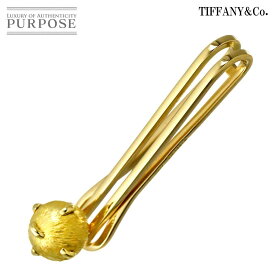 【新品同様】 ティファニー TIFFANY&CO. ジャン シュランバージェ タイピン K18 YG イエローゴールド 750 タイバー Tie Bar【中古】