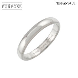 【新品同様】 ティファニー TIFFANY&Co. フォーエバー 11号 リング 幅3mm Pt プラチナ 指輪 Forever Ring【中古】