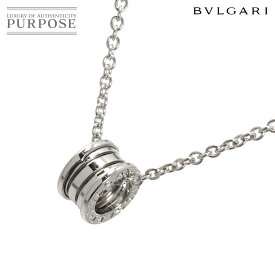 【新品同様】 ブルガリ BVLGARI ネックレス 45cm ビーゼロワン K18 WG ホワイトゴールド 750 B-ZERO1 Necklace【中古】