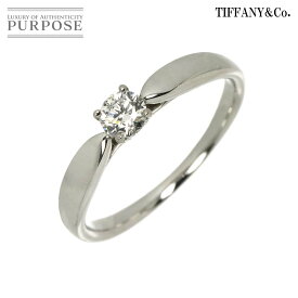 【新品同様】 ティファニー TIFFANY&Co. ハーモニー 11号 ダイヤ 0.21ct リング Pt プラチナ 指輪 Harmony Diamond Ring【中古】