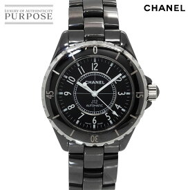 シャネル CHANEL J12 38mm メンズ 腕時計 H0685 ブラック セラミック デイト オートマ 自動巻き ウォッチ 【中古】
