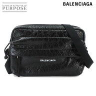 【新品同様】 バレンシアガ BALENCIAGA エクスプローラー カメラバッグ ショルダー バッグ レザー ブラッ…