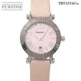 ティファニー TIFFANY&Co. アトラス ハートデイト Z1300 11 11A31A41A レディース 腕時計 ピンク クォーツ ウォッチ Atlas 【中古】