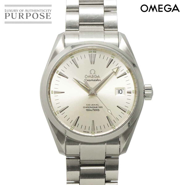 オメガ OMEGA シーマスター アクアテラ コーアクシャル 2503 30 メンズ 腕時計 デイト シルバー オートマ 自動巻き ウォッチ Seamaster 【中古】