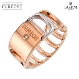 【新品同様】 ダミアーニ DAMIANI ダミアニッシマ 17号 ダイヤ リング K18 PG WG ピンク ホワイト ゴールド 750 指輪 Damianissima Ring【中古】