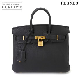 【未使用 展示品】 エルメス HERMES バーキン25 ハンド バッグ トゴ ブラック B刻印 ゴールド 金具 Birkin 25 【中古】