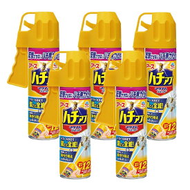 アースジェット ハチアブ マグナムジェット ハチ スプレー 蜂駆除スプレー 550ml 5本入 ハチ撃退 巣作り防止 ハチ避け 害虫駆除