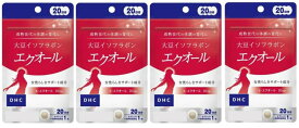 DHC 20日分 大豆イソフラボン エクオール 20粒 4袋セット