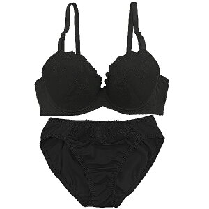 ブラジャー ショーツ セット 小さいサイズ エテル【メール便可9】( AAA65 AAA70 AA65 AA70 AA75 AAAカップ AAカップ ピンク ブラック 小胸 寄せ 上げ ブラ ジュニア 高校生 ブラショーツ プチサイズ 黒