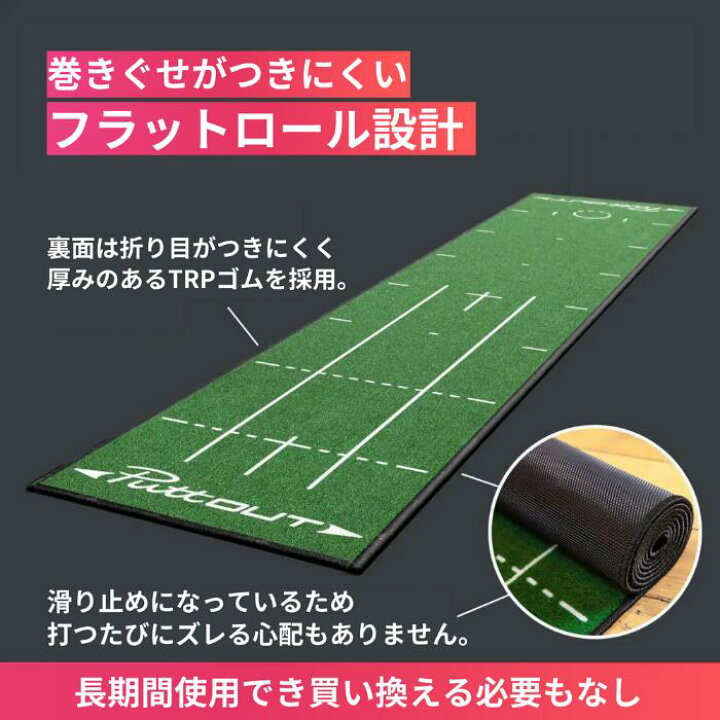 楽天市場】【公式】パターマット PuttOUT パットアウト パターマット 