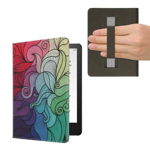 kwmobile �J�o�[ �Ή�: Kindle Paperwhite 11. Generation 2021 �P�[�X - �d�q���Ѓ��[�_�[ �蒠�^ �ϏՌ� PU���U�[ �}���`�J���[�f�U�C��