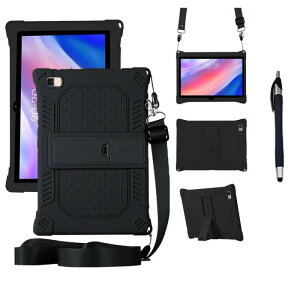 Teclast P20HD/p30s/M40 PRO /TLA007/M40 Plus 10.1�C���` �P�[�X�yHVUYAL�z�\�t�g �V���R�� �P�[�X �ϏՌ� �h�� �E���ȒP�ȃV���R���ی�J�o�[ Teclast P20HD/p30s/M40 PRO /T