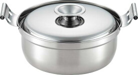 タマハシ(Tamahashi) 味名人 両手鍋 16cm IH・ガス火対応 ステンレス製 コンパクトサイズ ステンレス AM-16W