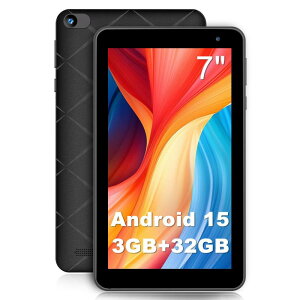�^�u���b�g 7�C���` Wi-Fi ���f�� Android15 8GB+32GB IPS�f�B�X�v���C 5GHz Wi-Fi6 �d�q���� ���� ���掋�� GPS���Ή� Sim���Ή� PRITOM �u���b�N