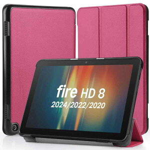 Hianjoo Fire HD 8 �Ή� �P�[�X (2024/2020/2022�N���� ��12/10����p) �^�u���b�g�P�[�X Fire HD 8/8 Plus �Ή� �J�o�[ 8�C���` �X�^���h�@�\�t�� �I�[�g�X���[�v�@�\ �S�ʕی�P�[�X �ϏՌ� �C�菝