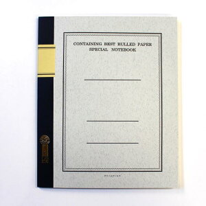 ツバメノート ノート 本中判 横罫 8mm×25行 40枚 TK4 C3016