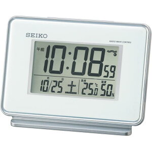 SEIKO CLOCK(セイコークロック) 2チャンネルアラーム温湿度電波デジタル目覚まし時計