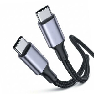 USB Type C �P�[�u�� PD 100W�}���[�d�Ή� �^�C�vC �[�d�P�[�u�� ���ϋv�i�C�����҂� PC�AMacBook Pro�AiPad Pro/Air�AXperia�AGalaxy�APixel��USB-C�@��Ή�