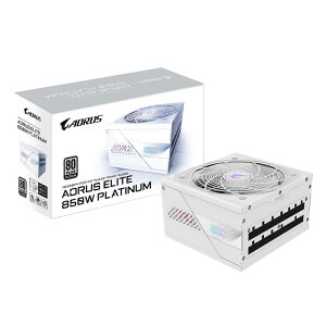 GIGABYTE AE850PM PG5 ICE ATX 3.1/PCIe 5.1�Ή� 850W �d�����j�b�g 80PLUS Platinum �z���C�g GP-AE850PM PG5 ICE PS1602