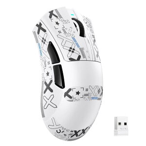 ATTACK SHARK V3 �y��62g ���C�����X�Q�[�~���O�}�E�X �L���������Ή� (2.4G/BT/USB-C) BK52820�`�b�v���� PAW3311���w