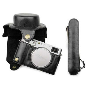 kinokoo FUJIFIFILM X100V �P�[�X X100V �J�����P�[�X �o�b�e���[�����ł� PU���U�[ �y�� �O�r���t�� �V�����_�[�X�g���b�v�t��