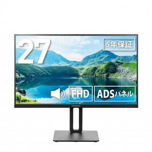 �v�����X�g�� ���j�^�[ 27�C���` �t��HD ADS�p�l�� USB Type-C HDMI DisplayPort �������� �c����] USB�n�u �u���[���C�g�y�� �X�s�[�J�[���� �u���b�N PTFBLC-27S