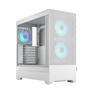 Fractal Design Pop Air RGB White TG Clear Tint �~�h���^���[�^PC�P�[�X FD-C-POR1A-01 CS8003