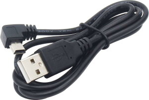 �I�[�f�B�I�t�@�� miniUSB�P�[�u�� USB2.0 L�� miniUSB (�I�X) -�X�g���[�g USB-A (�I�X) miniB L���^D USB�P�[�u�� �u���b�N ��1.0m