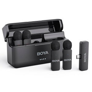 BOYA BY-V4U �s���}�C�N ���C�����X�}�C�N 4�l�p�X�}�z�}�C�N 200m�`������ Type C�f�o�C�X�Ή�