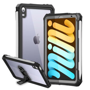 iPad Mini 7/iPad Mini 6 �h���P�[�X 2021��6���� 8.3�C���`�h���J�o�[�^�u���b�g�P�[�X IP68�h���K�i �w��F�ؑΉ� �h�� �h�o �ϏՌ� ���^ �y�� 360°�S�����ی� Apple Pencil 2�̃y�A�����O�E�[�d�Ή�