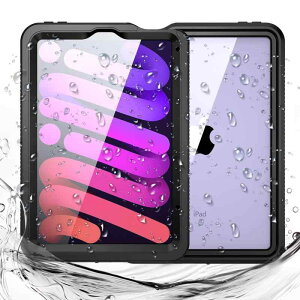 Miimall �Ή� iPad Mini7 �h���P�[�X A17 Pro 2024 iPad Mini6 �h���P�[�X �����\�X�^���h�t �t�B�����t���t���J�o�[ �S�ʕی� ���S�h�� IP68�K�i �ČR�K�i �ϏՌ� �����E���h�~ ���^ �����C ���� ���� T
