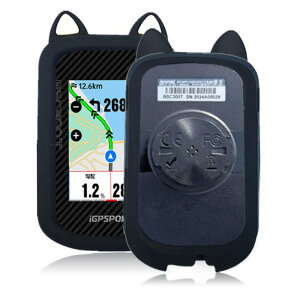 For iGPSPORT BSC300T �p �P�[�X �J�o�[ �yNOUKAJU�z �V���R�� �ی�P�[�X �����h�~ �L�Y�h�~ �ϏՌ� �����[�d�\ �h�� �h�o �L�����f�� (�u���b�N)