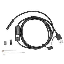 3 in 1USBエンドスコープUSBマイクロ-USBTYPE-Cボアスコープ検査カメラ（Android携帯電話コンピューター用の6つのLEDライト付き）