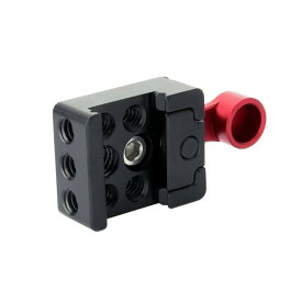 NICEYRIG 撮影用ライト用アダプタ 汎用 NATOクランプ 1/4スレッド 35mmネジ付き アルミニウム合金製 DSLR装備 COLBOR CL100X CL60 CL60R対応 黒 ー024